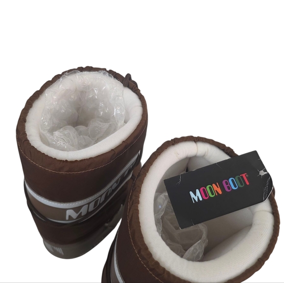 Icon Brown Nylon Boots Moon Shitaki New Without Box US Women 8-9.5 Mens 7-8.5 - Picture 6 of 10